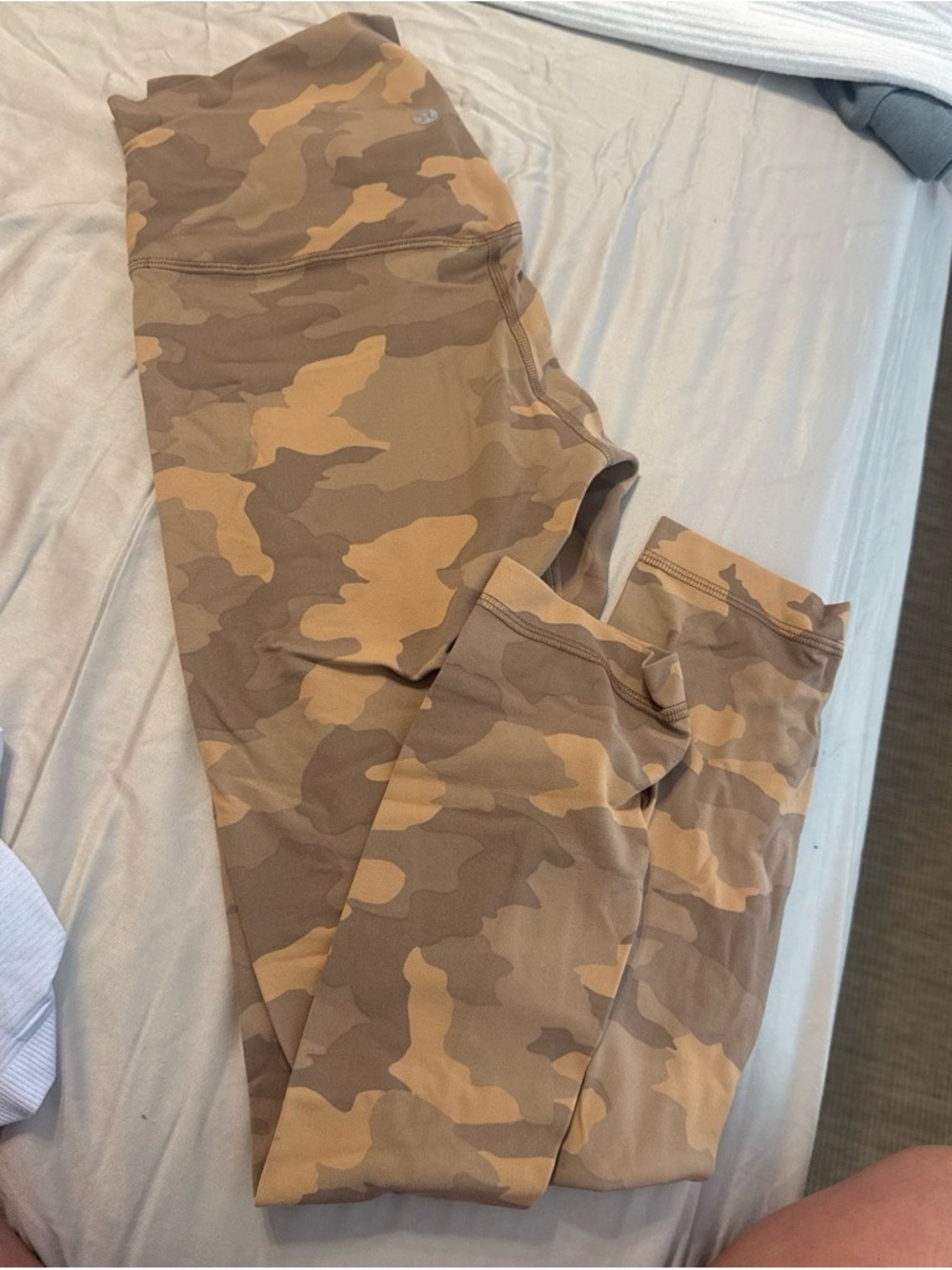 lululemon athletica Tan Camo High-Rise Leggings